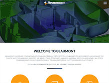 Tablet Screenshot of beaumontinc.com